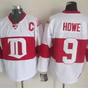 Detroit Red Wings #9 Gordie Howe White Winter Classic Jersey