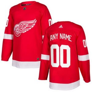 Detroit Red Wings Customized Red Authentic Jersey