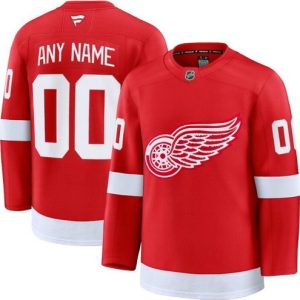 Detroit Red Wings Customized Red Fanatics Authentic Jersey