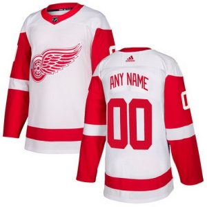 Detroit Red Wings Customized White Authentic Jersey
