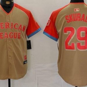 Detroit Tigers #29 Tarik Skubal Gray 2024 All Star Limited Jersey