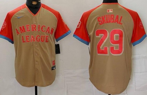 Detroit Tigers #29 Tarik Skubal Gray 2024 All Star Limited Jersey