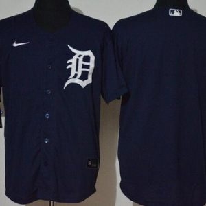 Detroit Tigers Blank Navy 2020 Cool Base Jersey