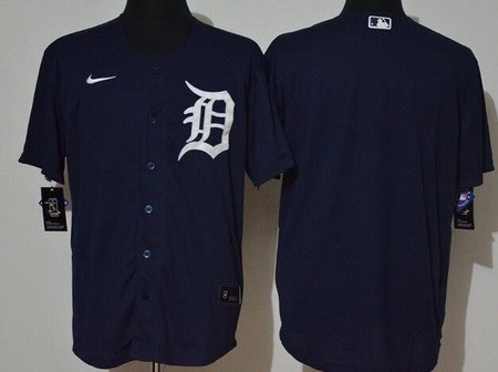 Detroit Tigers Blank Navy 2020 Cool Base Jersey