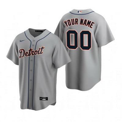 Detroit Tigers Customized Gray 2020 Cool Base Jersey