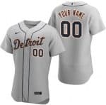 Detroit Tigers Customized Gray Authentic Jersey