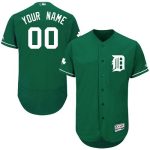 Detroit Tigers Customized Green Celtic FlexBase Jersey