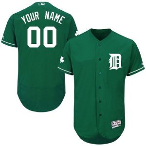 Detroit Tigers Customized Green Celtic FlexBase Jersey