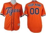 Detroit Tigers Customized Orange Cool Base Jersey