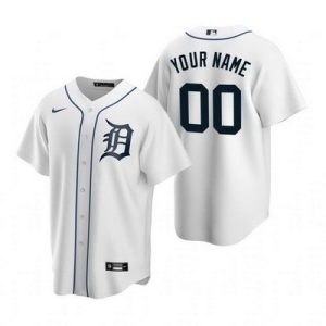 Detroit Tigers Customized White 2020 Cool Base Jersey