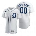 Detroit Tigers Customized White 2020 FlexBase Jersey