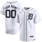 Detroit Tigers Customized White Limited Jersey
