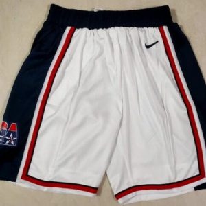 Dream 1 USA White 1992 Olympic Swingman Shorts