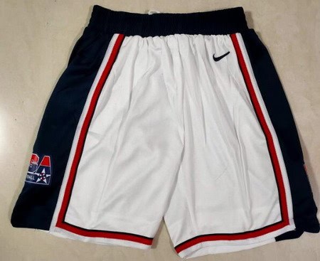 Dream 1 USA White 1992 Olympic Swingman Shorts