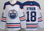 Edmonton Oilers #18 Zach Hyman White Authentic Jersey