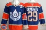 Edmonton Oilers #29 Leon Draisaitl Blue 2023 Heritage Classic Authentic Jersey