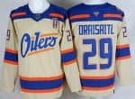 Edmonton Oilers #29 Leon Draisaitl Cream Alternate Authentic Jersey