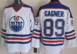 Edmonton Oilers #89 Sam Gagner White Throwback Jersey