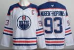 Edmonton Oilers #93 Ryan Nugent Hopkins White Authentic Jersey