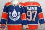 Edmonton Oilers #97 Connor McDavid Blue 2023 Heritage Classic Authentic Jersey
