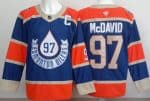 Edmonton Oilers #97 Connor McDavid Blue Heritage Classic Authentic Jersey