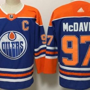 Edmonton Oilers #97 Connor McDavid Blue Jersey