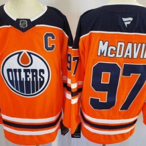 Edmonton Oilers #97 Connor McDavid Orange Authentic Jersey