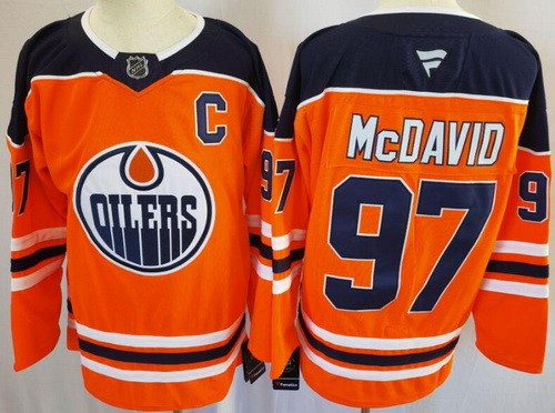 Edmonton Oilers #97 Connor McDavid Orange Authentic Jersey