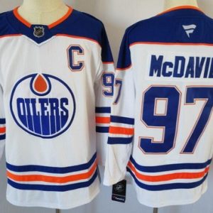 Edmonton Oilers #97 Connor McDavid White Authentic Jersey