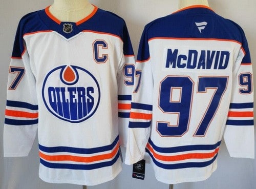 Edmonton Oilers #97 Connor McDavid White Authentic Jersey