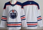 Edmonton Oilers Blank White Authentic Jersey