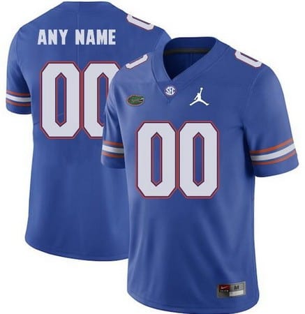 Florida Gators Customized Blue Rush College Football Jersey