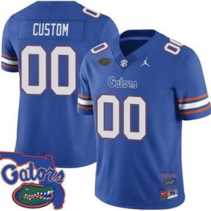 Florida Gators Customized Limited Blue FUSE College Football Jersey