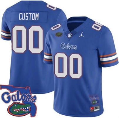 Florida Gators Customized Limited Blue FUSE College Football Jersey