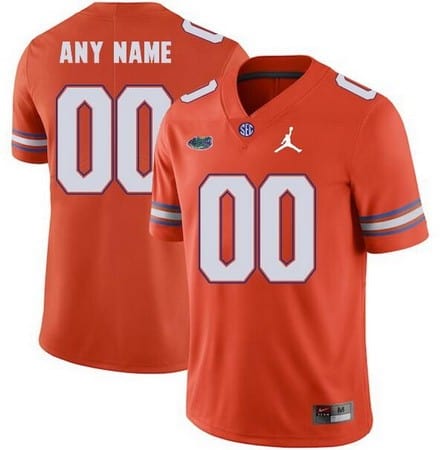 Florida Gators Customized Orange Rush College Football Jersey