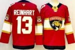 Florida Panthers #13 Sam Reinhart Red Authentic Jersey