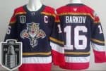 Florida Panthers #16 Aleksander Barkov Navy 2025 Stanley Cup Final 2 Authentic Jersey