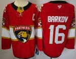 Florida Panthers #16 Aleksander Barkov Red Fanatics Authentic Jersey