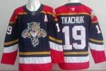 Florida Panthers #19 Matthew Tkachuk Navy Authentic Jersey