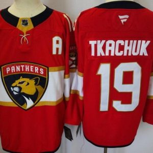 Florida Panthers #19 Matthew Tkachuk Red Fanatics Authentic Jersey