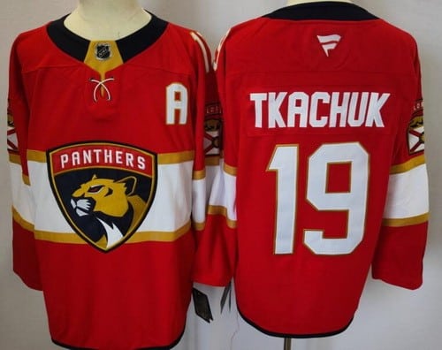 Florida Panthers #19 Matthew Tkachuk Red Fanatics Authentic Jersey