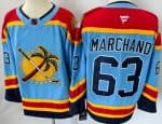 Florida Panthers #63 Brad Marchand Blue Authentic Jersey