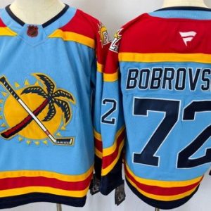 Florida Panthers #72 Sergei Bobrovsky Blue Authentic Jersey