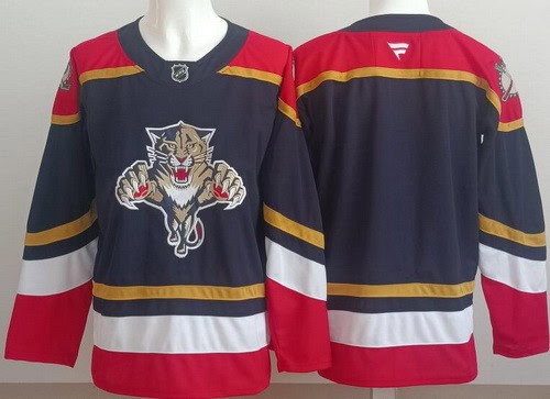 Florida Panthers Blank Navy Authentic Jersey