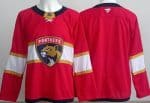 Florida Panthers Blank Red Authentic Jersey