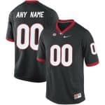 Georgia Bulldogs Customized Black College Football Jersey