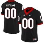 Georgia Bulldogs Customized Black Rush College Football Jersey
