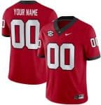 Georgia Bulldogs Customized Limited Red 2023 College Football Jersey