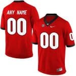 Georgia Bulldogs Customized Red College Football Jersey