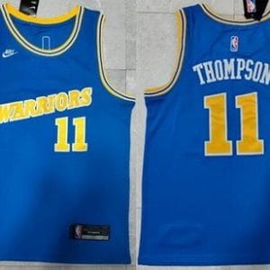 Golden State Warriors #11 Klay Thompson Blue 2022 Classic Icon Swingman Jersey